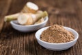 Portion of Galangal Powder Royalty Free Stock Photo