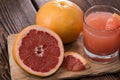 Portion of Grapefruit Juice