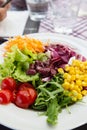 Portion of Healthy Vegetable Salad