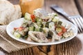 Portion of Herring Salad Royalty Free Stock Photo