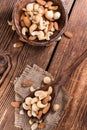 Portion of mixed nuts (roasted and salted) Royalty Free Stock Photo