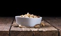 Portion of mixed nuts (roasted and salted) Royalty Free Stock Photo