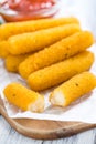 Portion of Mozzarella Sticks Royalty Free Stock Photo