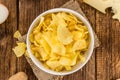 Portion of Potato Chips Cheese and Onoion taste selective foc