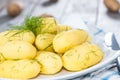 Portion of Potatoes Royalty Free Stock Photo