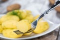 Portion of Potatoes Royalty Free Stock Photo