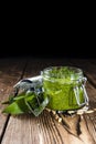 Portion of Ramson Pesto Royalty Free Stock Photo