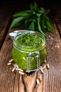 Portion of Ramson Pesto Royalty Free Stock Photo