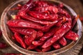 Portion of red Chillis Royalty Free Stock Photo