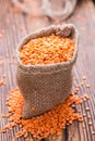 Portion of Red Lentils Royalty Free Stock Photo