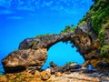 A portion of sea arch Neil island, Andaman and Nicobar, India.