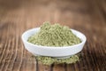 Portion of Stevia leaf powder