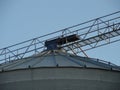 Portions of an Abandoned Grain Elevator Royalty Free Stock Photo