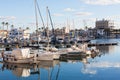 Portixol marina with boats and small yachts Royalty Free Stock Photo