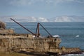 PORTLAND BILL, DORSET/UK - FEBRUARY 16 : View of an Old Winch a