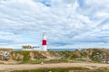 Portland Bill Lighthouse. Dorset coast in Isle of Portland, UK. Royalty Free Stock Photo