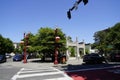 Portland Chinatown chinese garden gate Royalty Free Stock Photo