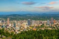 Portland city downtown skyline  cityscape of Oregon, in USA Royalty Free Stock Photo