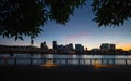 Portland city skyline