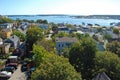 Portland City Skyline, Maine, USA Royalty Free Stock Photo