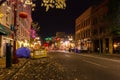 Portland downtown now. Homeless` tents along the street