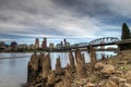 Portland Downtown Skyline and Hawthorne Bridge