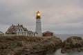 Portland Head ligh, lighthouse Royalty Free Stock Photo