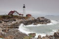 Portland Head Light, Cape Elizabeth, Maine, USA Royalty Free Stock Photo