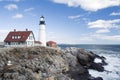 Portland Head Light lighthouse Royalty Free Stock Photo