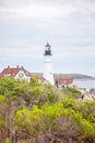 Maine lighthouse Portland Head Light Royalty Free Stock Photo