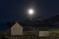 Portland Head Light Night - Maine Royalty Free Stock Photo