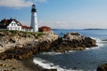 The Portland Head Lighthouse Royalty Free Stock Photo