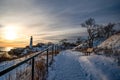 Portland Head Lighthouse at Cape Elizabeth, Maine, USA Royalty Free Stock Photo