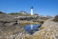 Portland Head Lighthouse, Cape Elizabeth, Maine, USA Royalty Free Stock Photo