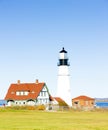 Portland Head Lighthouse, Maine, USA Royalty Free Stock Photo