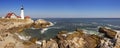 Portland Head Lighthouse, Maine, USA on a sunny day Royalty Free Stock Photo