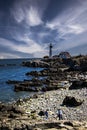 Portland Headlight at Cape Elizabeth, Me Royalty Free Stock Photo