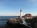 Portland Headlight Royalty Free Stock Photo