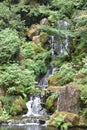 Portland Japanese Garden in Oregon Royalty Free Stock Photo