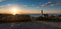 Portland Lighthouse in Cape Elizabeth, New England, Maine, USA. Royalty Free Stock Photo