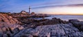 Portland Lighthouse at Dawn Royalty Free Stock Photo