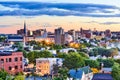 Portland, Maine Skyline Royalty Free Stock Photo