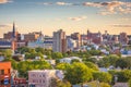 Portland, Maine, USA downtown skyline Royalty Free Stock Photo