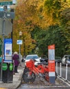 Portland Oregon City Bike Rental Station