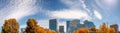 Portland - Oregon. City panorama on a sunny autumn day from Wate Royalty Free Stock Photo