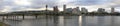 Portland Oregon City Skyline Panorama Royalty Free Stock Photo