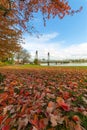 Portland Oregon Downtown Waterfront Park Autumn Royalty Free Stock Photo