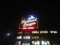 Portland oregon sign Royalty Free Stock Photo