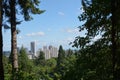 Portland, Oregon skyline from the West Hills Royalty Free Stock Photo