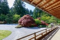 Beautiful Japanese Garden in Portland at spring season Royalty Free Stock Photo